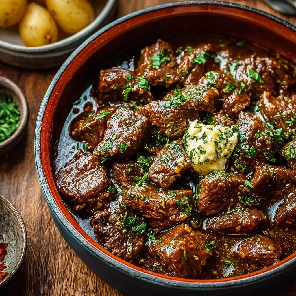 Tender Slow Cooker Garlic Butter Beef Recipe