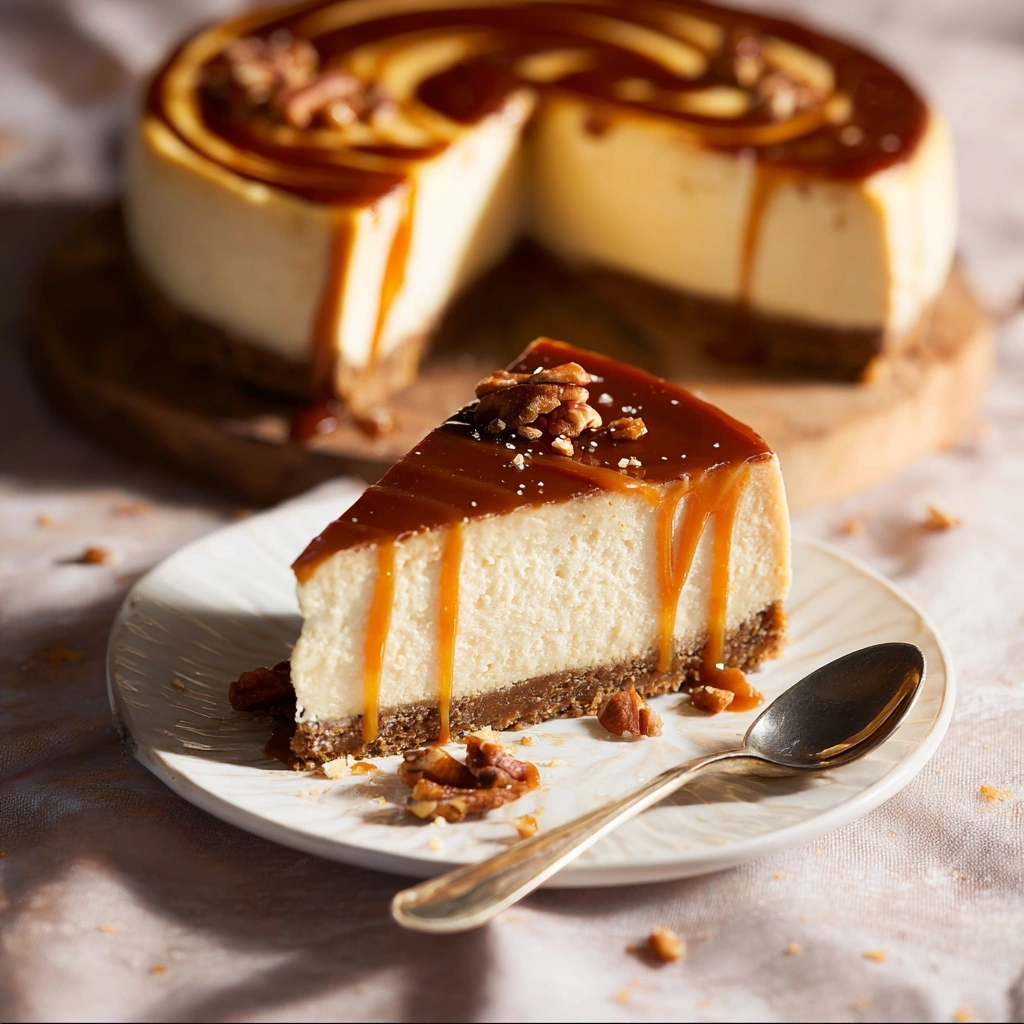 Rich Salted Caramel Cheesecake: A Decadent Treat