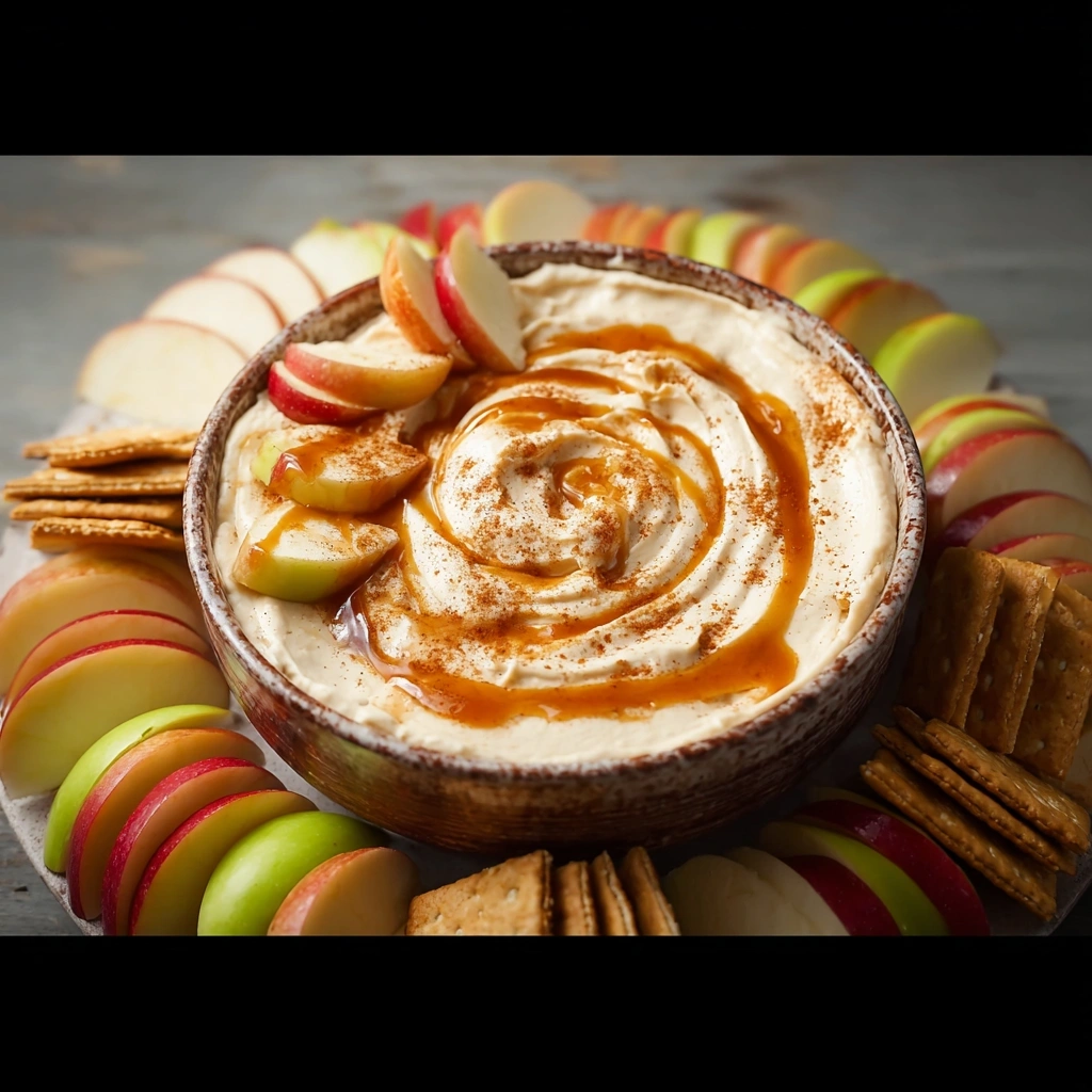Creamy Caramel Apple Cheesecake Dip