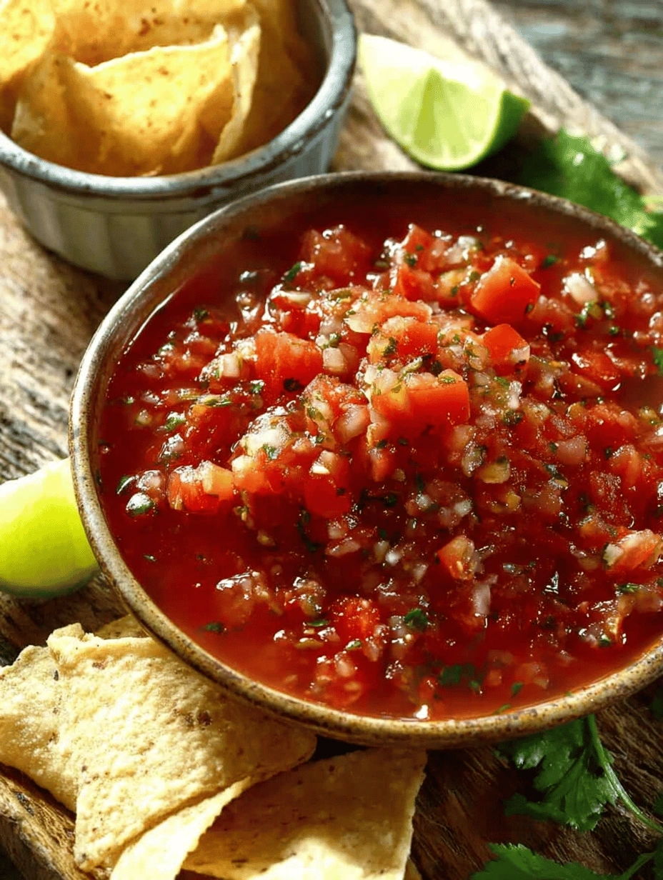 Chunky Tomato Salsa: Fresh & Zesty Homemade Delight