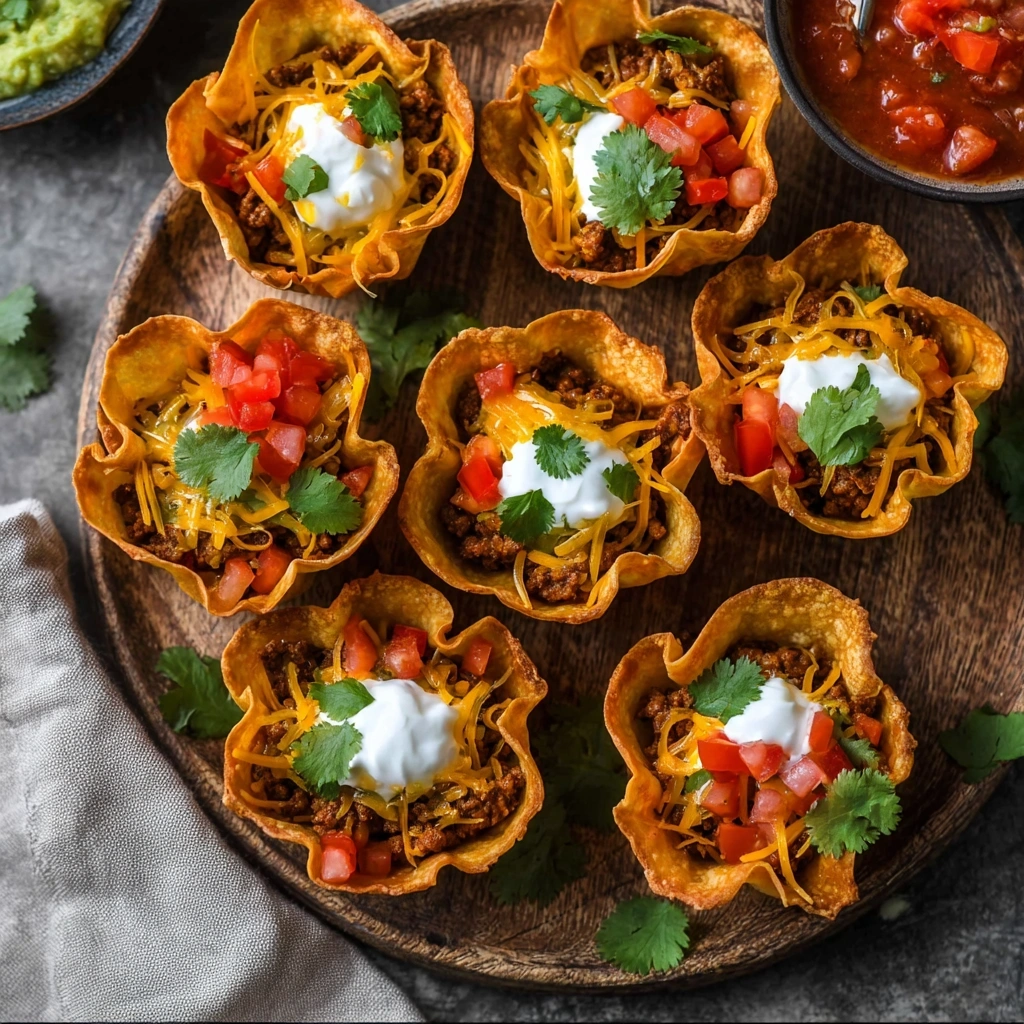 Easy Taco Cups: Savory Mini Meals, Quick & Fun!