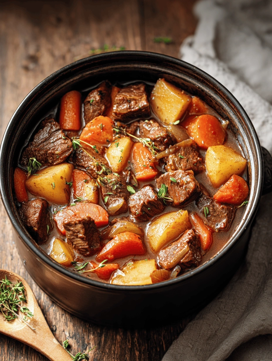 Rustic Crockpot Stew Casserole: Easy Weeknight Dinner