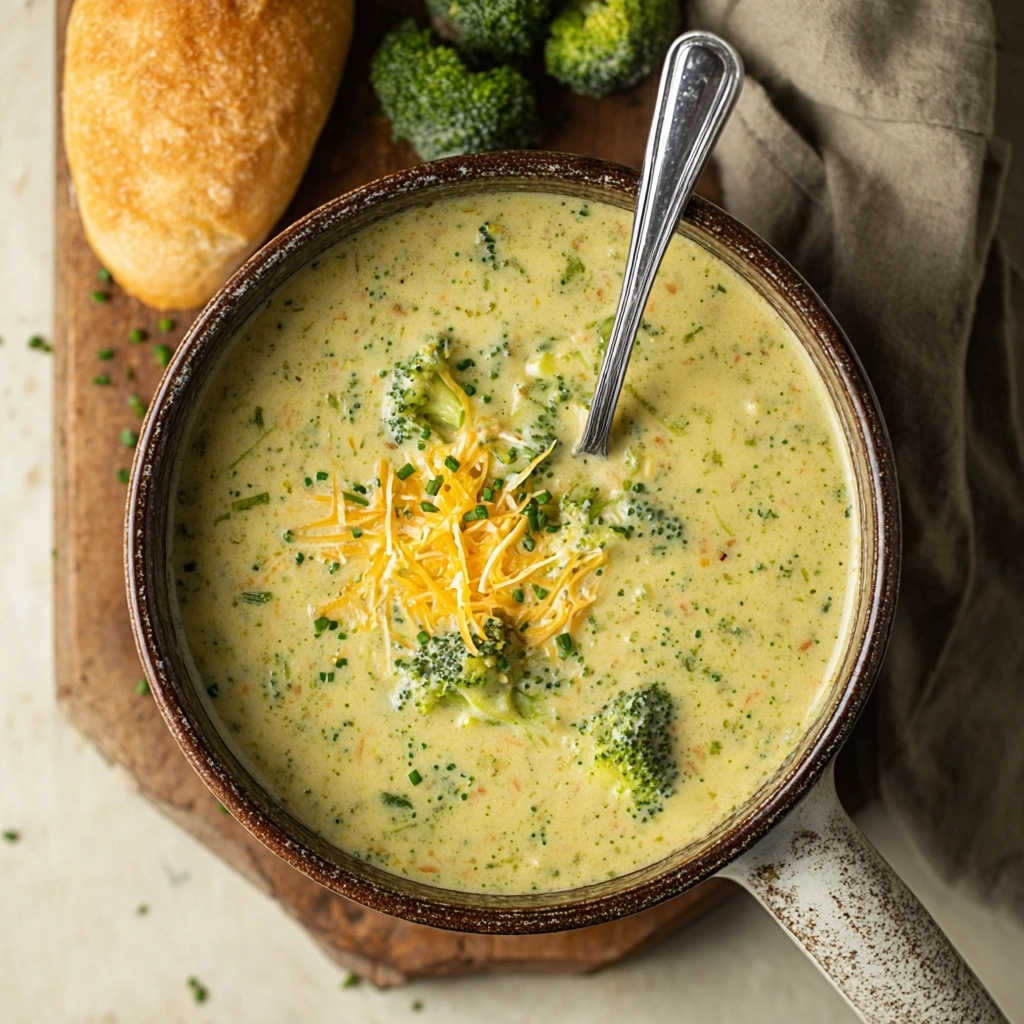 High-Protein Broccoli Cheddar Soup: Creamy & Satisfying