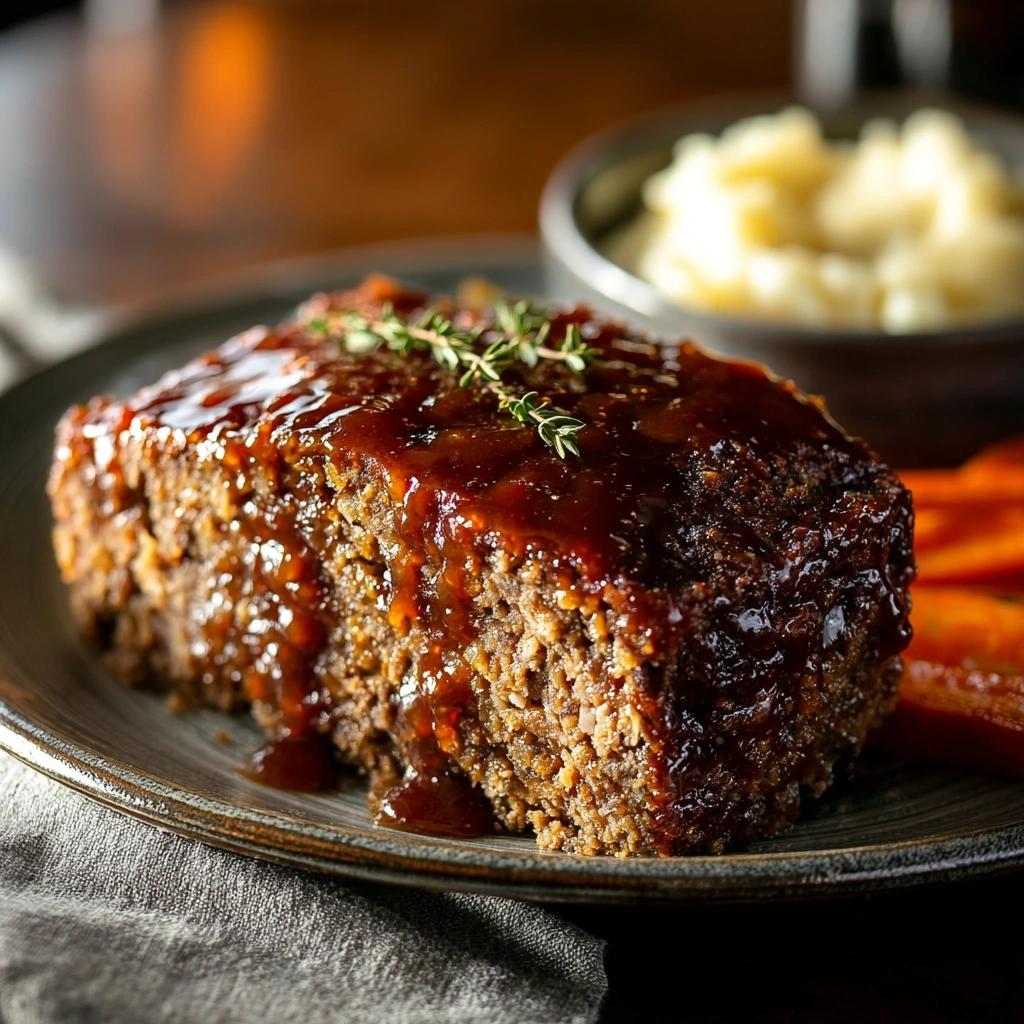 Homestyle Brown Sugar Glaze Meatloaf
