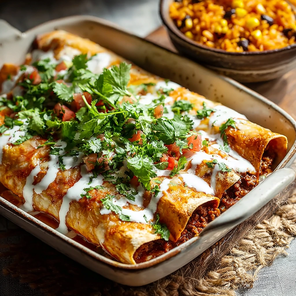 Simple Skillet Ground Beef Enchiladas: A Weeknight Win