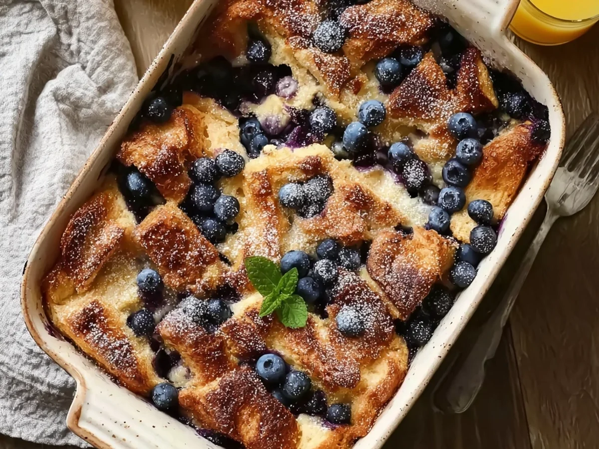 Blueberry French Toast Casserole: A Sweet Morning Bake - Featured Image