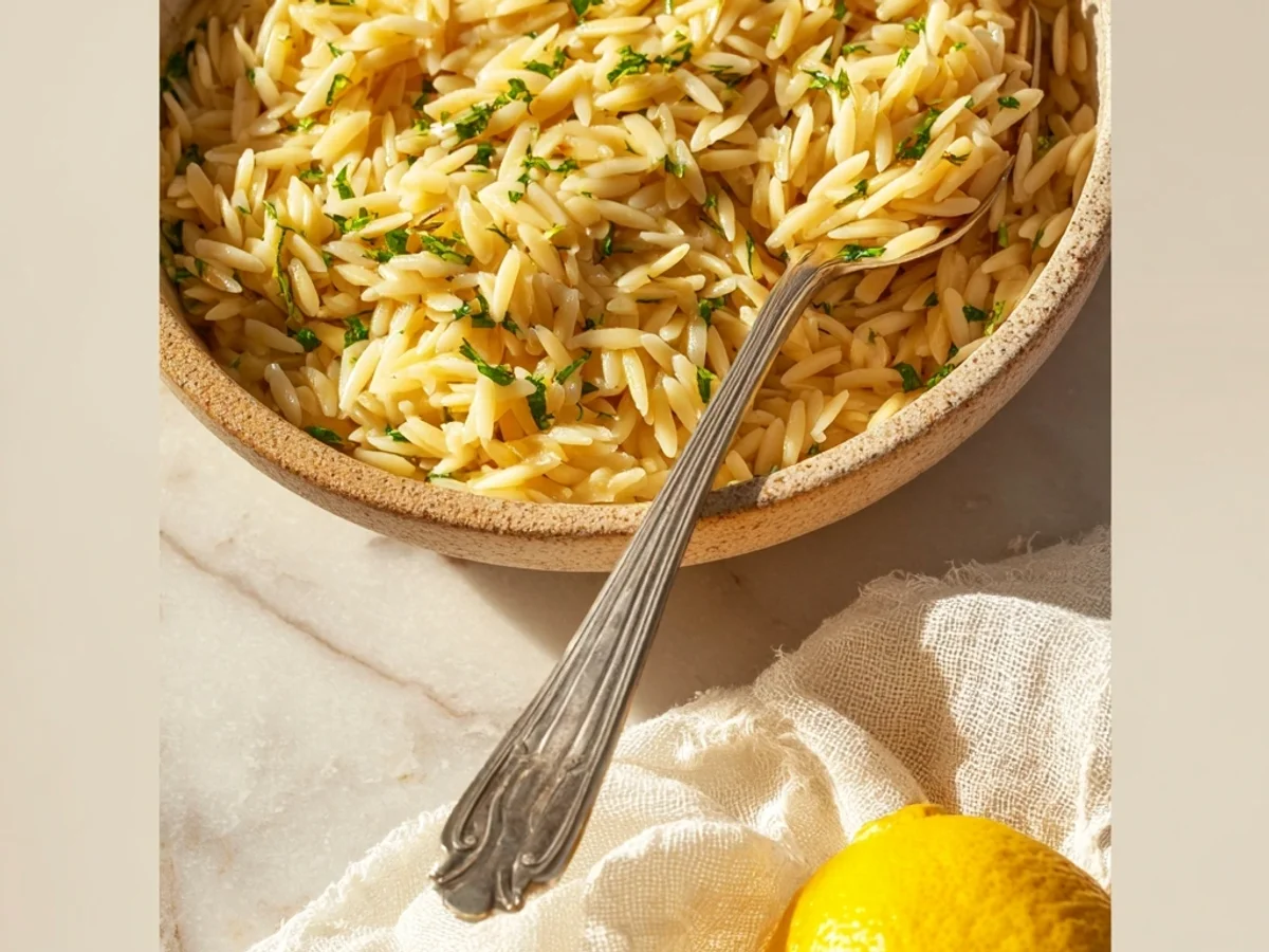 Bright & Zesty Lemon Orzo: A Quick Weeknight Delight - Featured Image