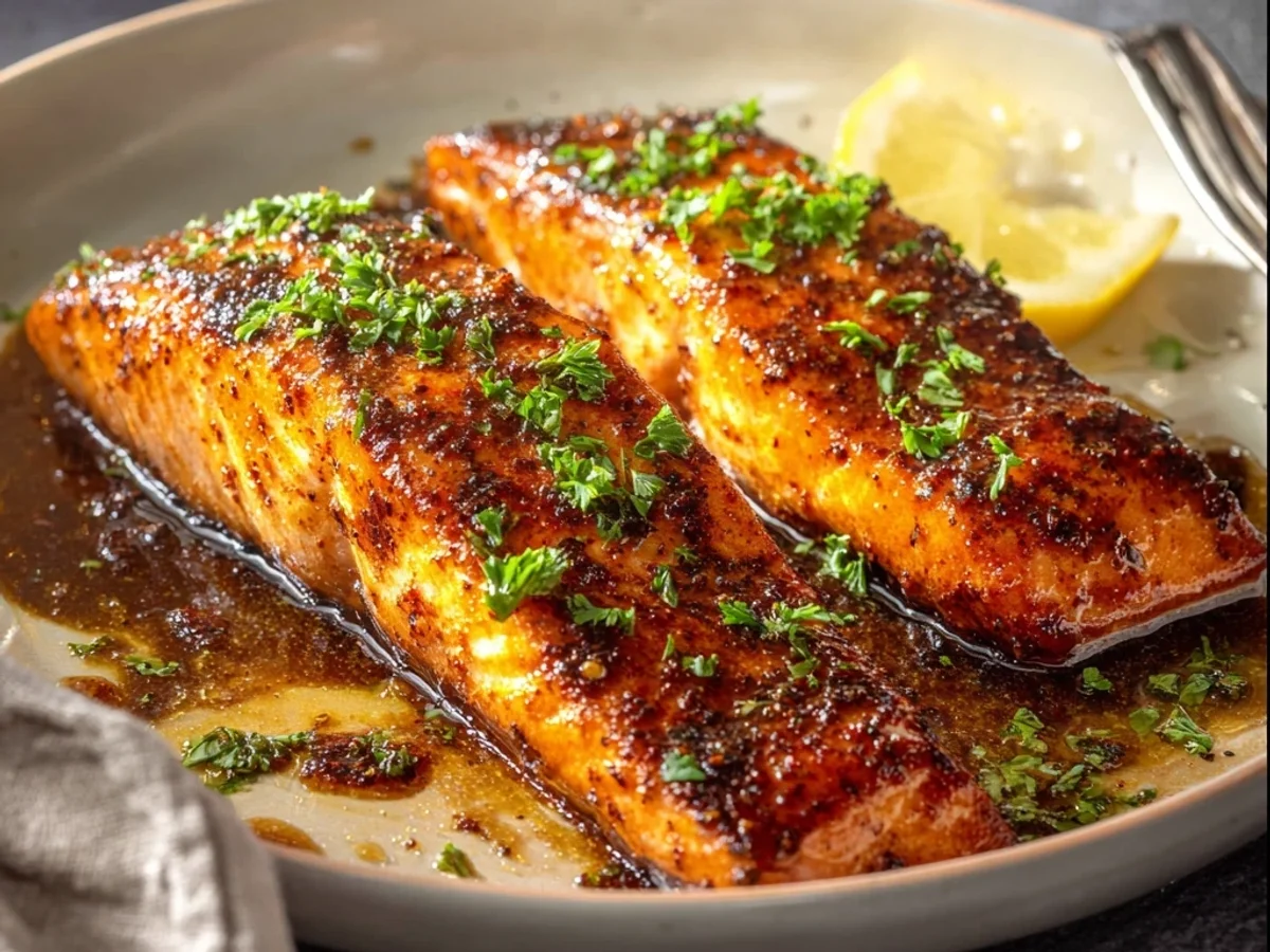 Cajun Honey Butter Salmon: A Quick & Flavorful Dinner - Featured Image