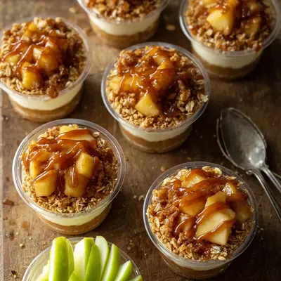 Caramel Apple Dessert Cups: Layered Fall Sweetness