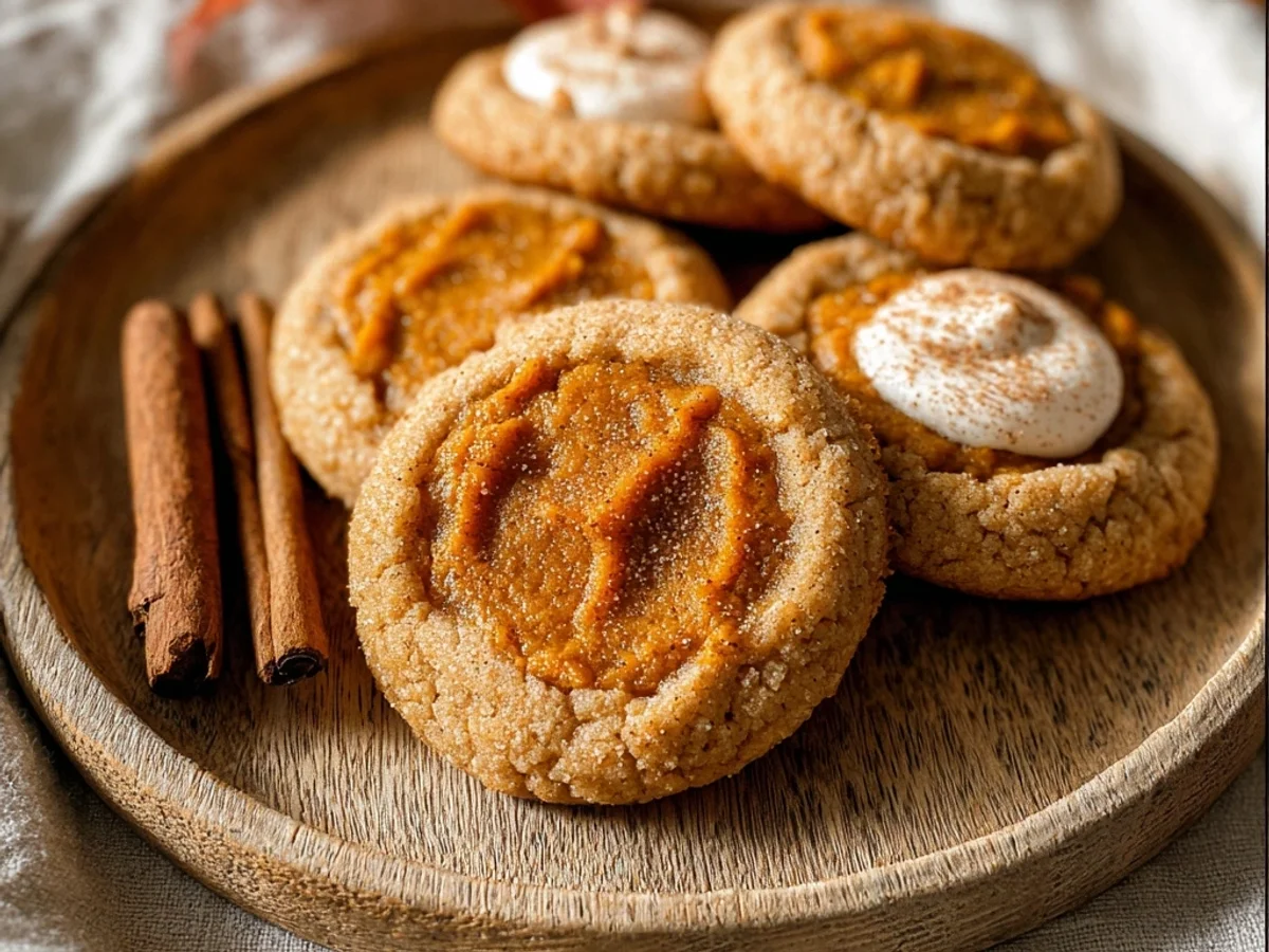 Chewy Vegan Pumpkin Pie Cookies: Autumn's Best Bite - Featured Image