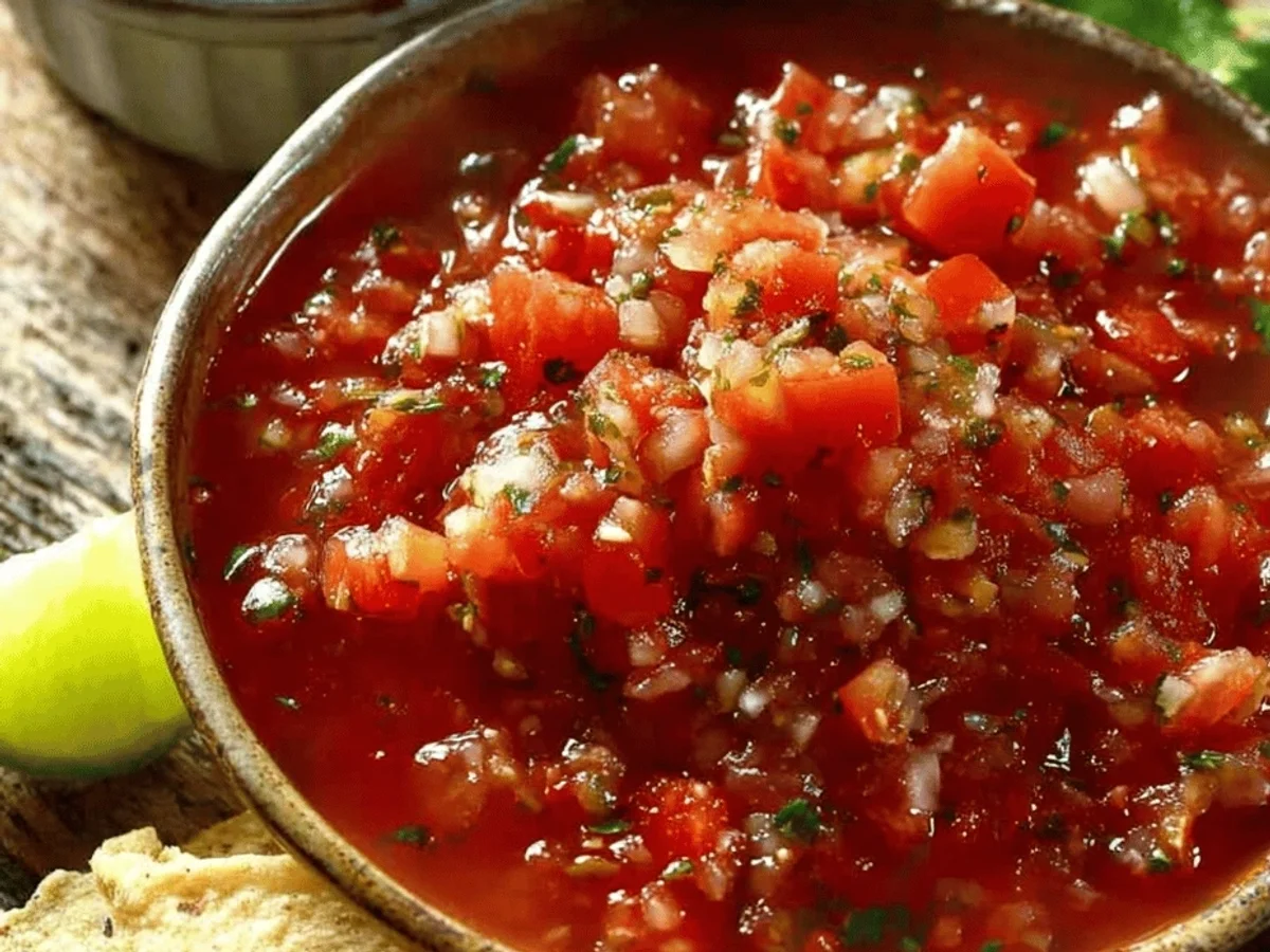 Chunky Tomato Salsa: Fresh & Zesty Homemade Delight - Featured Image