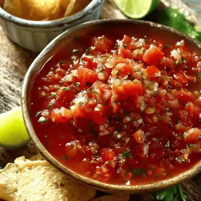 Chunky Tomato Salsa: Fresh & Zesty Homemade Delight