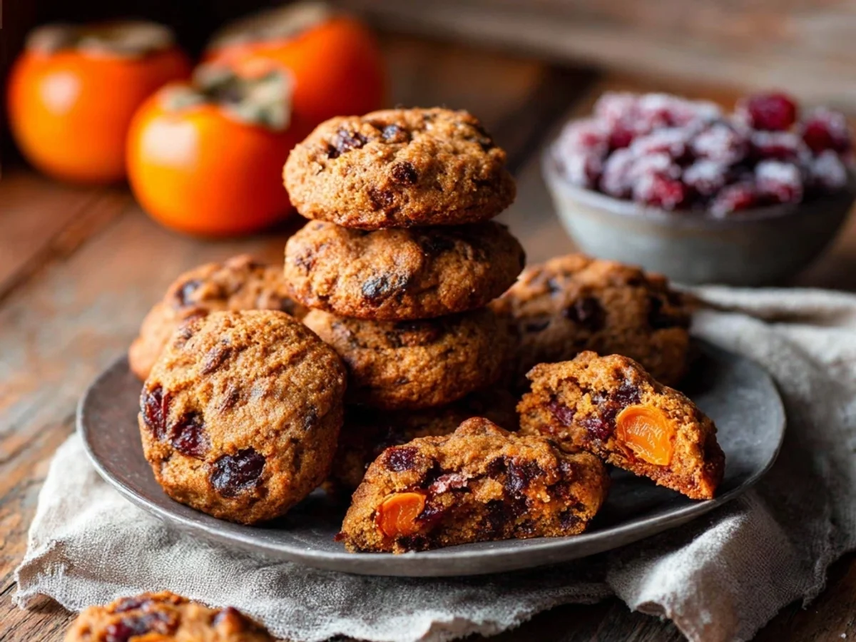 Classic Persimmon Cookies Recipe with Warm Spices - Featured Image