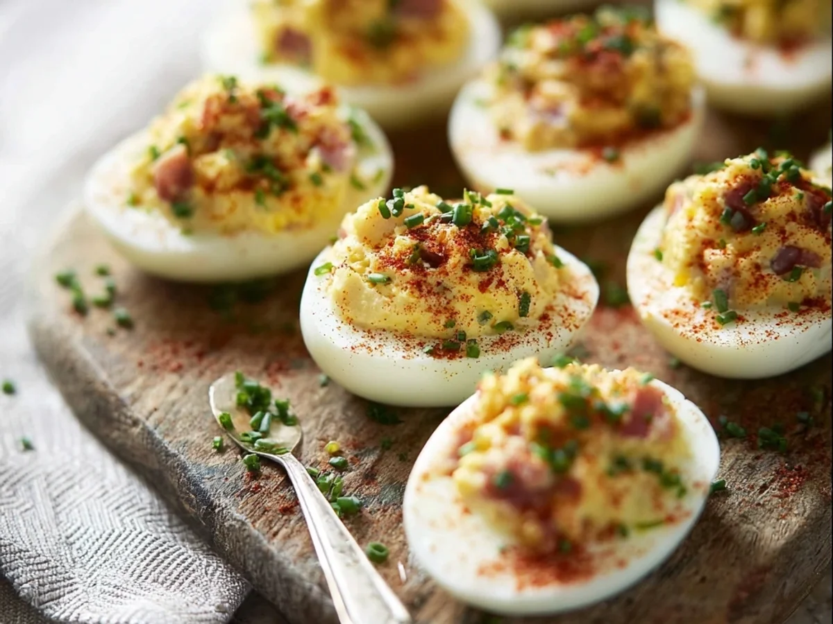 Classic Turkey Ham Deviled Eggs: A Savory Twist - Featured Image