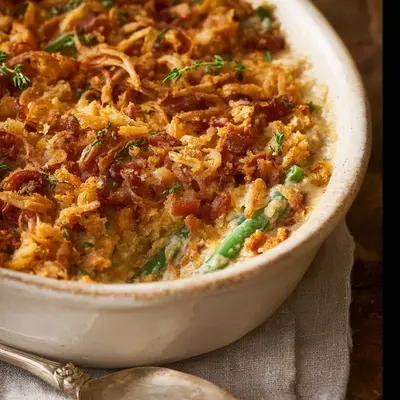 Cream Cheese Turkey Ham Green Bean Casserole: A Hearty Bake