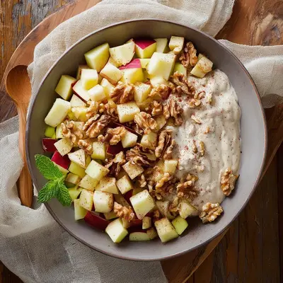 Creamy Apple Walnut Fruit Salad: Simple Refreshment