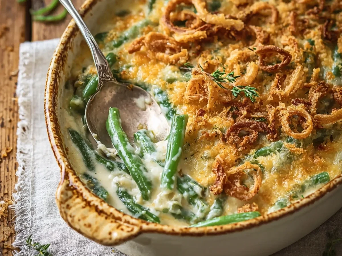 Creamy Cheesy Green Bean Casserole: Simple & Rich - Featured Image