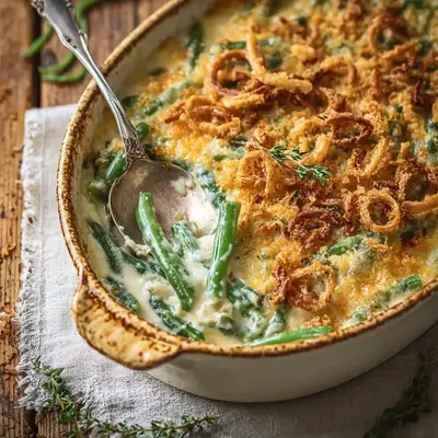 Creamy Cheesy Green Bean Casserole: Simple & Rich