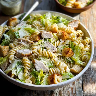 Creamy Chicken Caesar Pasta Salad: A Weeknight Favorite