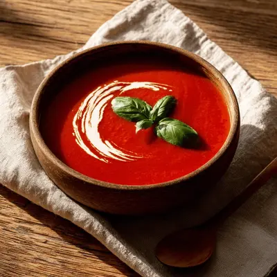 Creamy Garden Fresh Homemade Tomato Soup