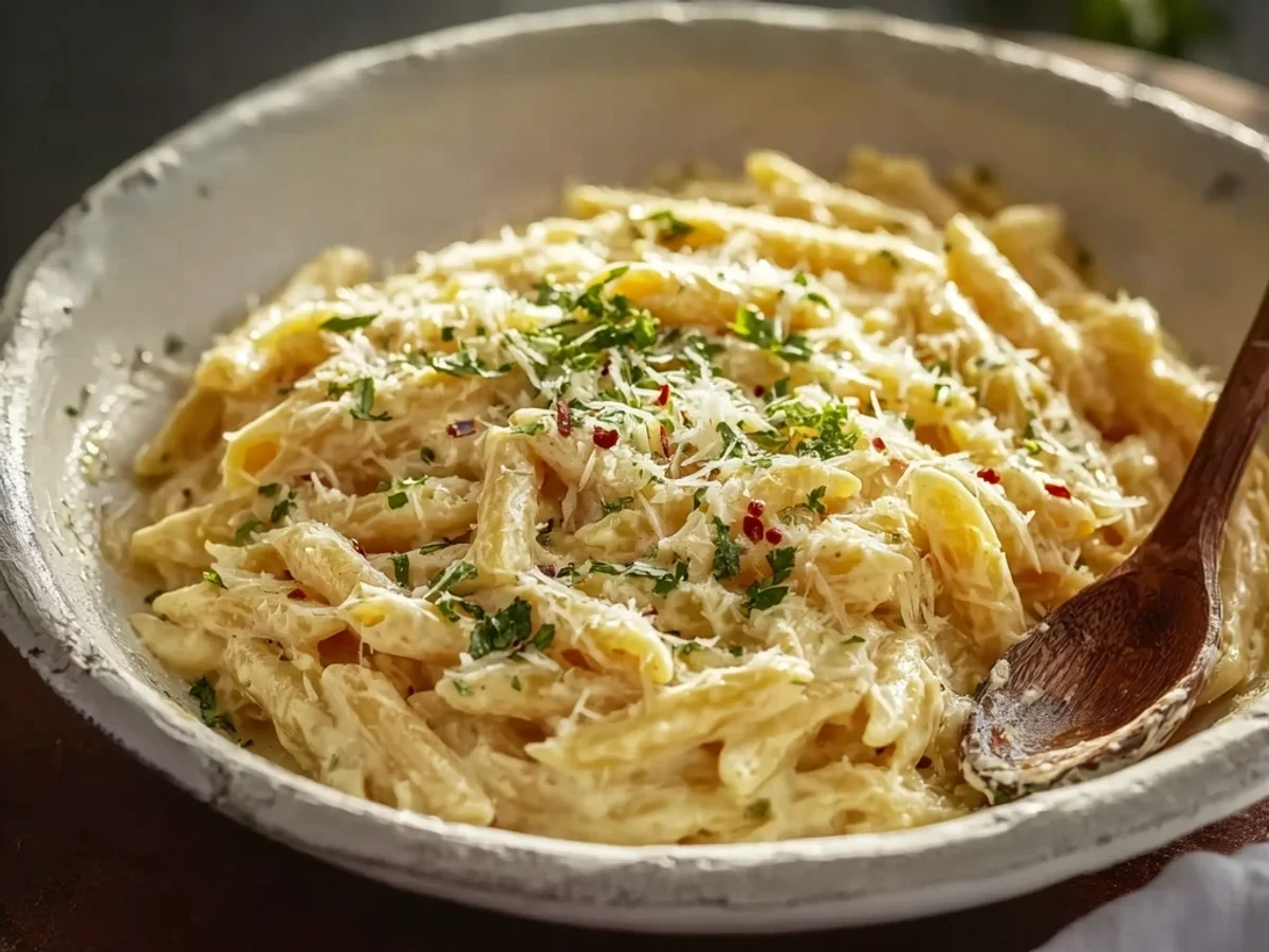 Creamy Garlic Pasta: Easy One-Pot Weeknight Wonder - Featured Image