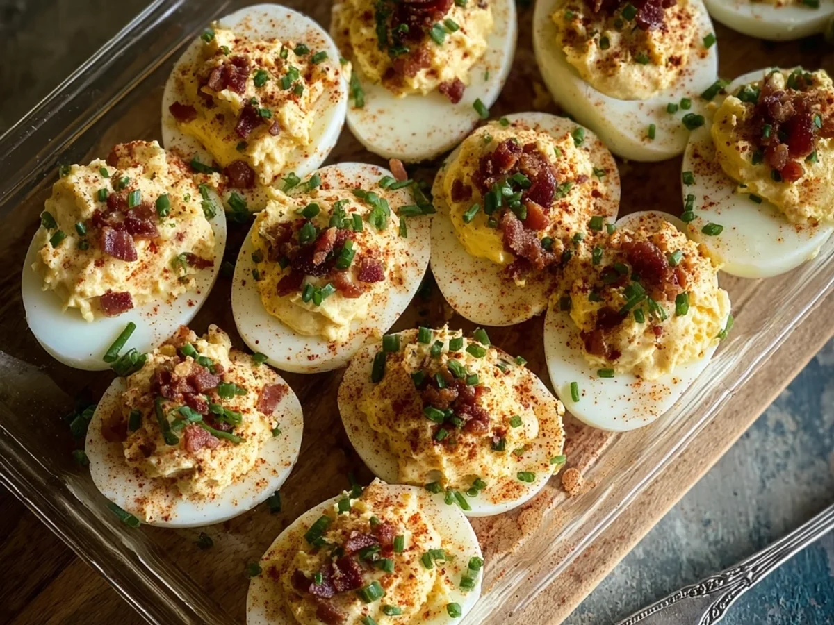 Creamy Loaded Deviled Eggs: A Classic Appetizer Reinvented - Featured Image