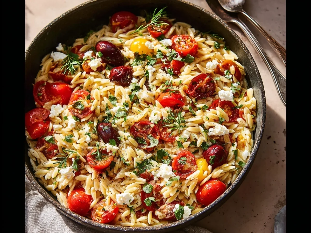 Creamy Orzo, Tomatoes, and Feta: My Simple Comfort Bowl - Featured Image
