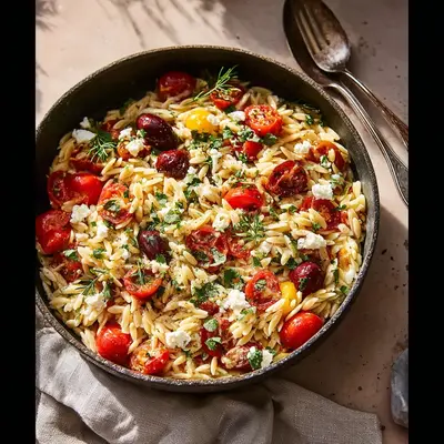 Creamy Orzo, Tomatoes, and Feta: My Simple Comfort Bowl