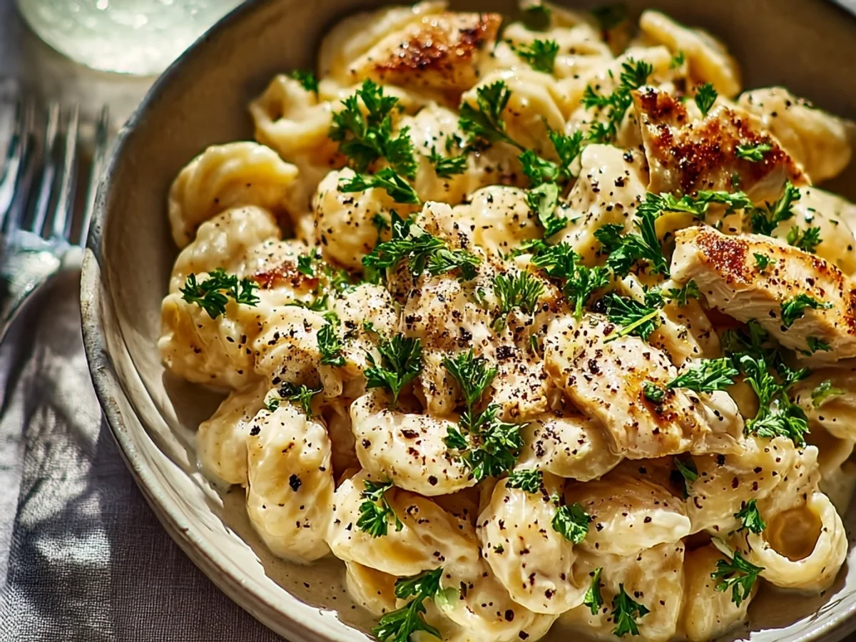 Creamy Rotisserie Chicken Pasta: Weeknight Wonder - Featured Image