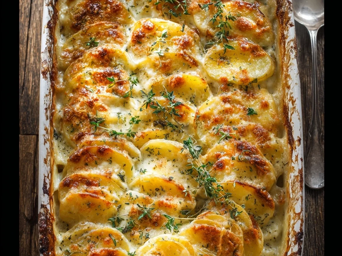 Creamy Scalloped Potatoes: Rich & Tender Potato Bake - Featured Image