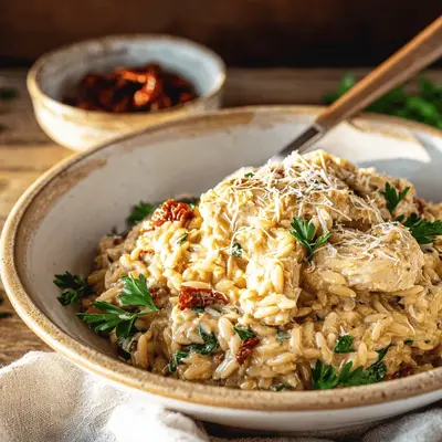 Creamy Tuscan Chicken Orzo: A Weeknight Comfort Dish