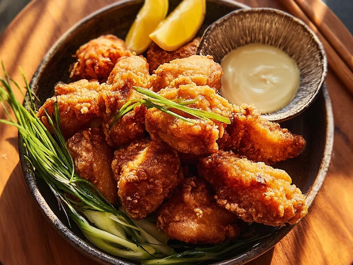 Crispy Authentic Japanese Fried Chicken Karaage - Featured Image