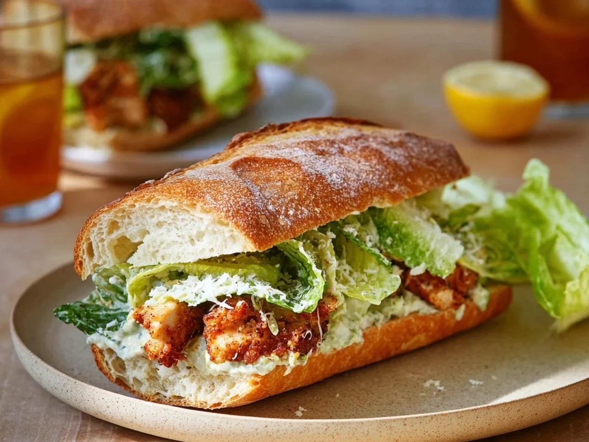 Crispy Chicken Caesar Sandwich: My Weekday Lunch Fix - Featured Image