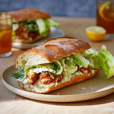 Crispy Chicken Caesar Sandwich: My Weekday Lunch Fix