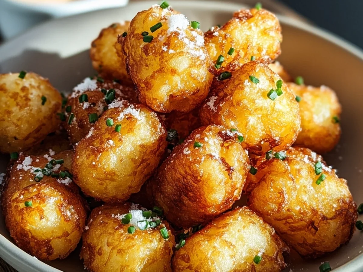Crispy Golden 2-Ingredient Cottage Cheese Tots - Featured Image