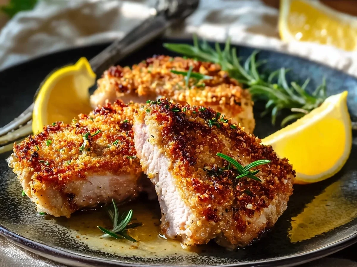 Crispy Parmesan Crusted Lamb Chops Recipe