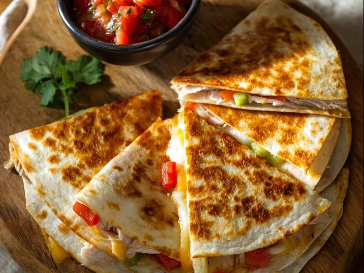 Crispy Rotisserie Chicken Quesadilla: A Weeknight Win - Featured Image