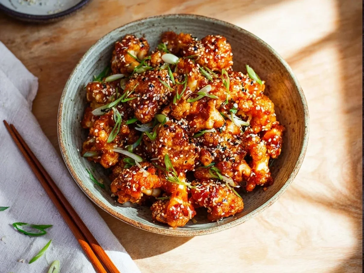 Crispy Sticky Sesame Cauliflower: A Weeknight Delight - Featured Image