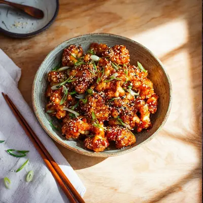 Crispy Sticky Sesame Cauliflower: A Weeknight Delight