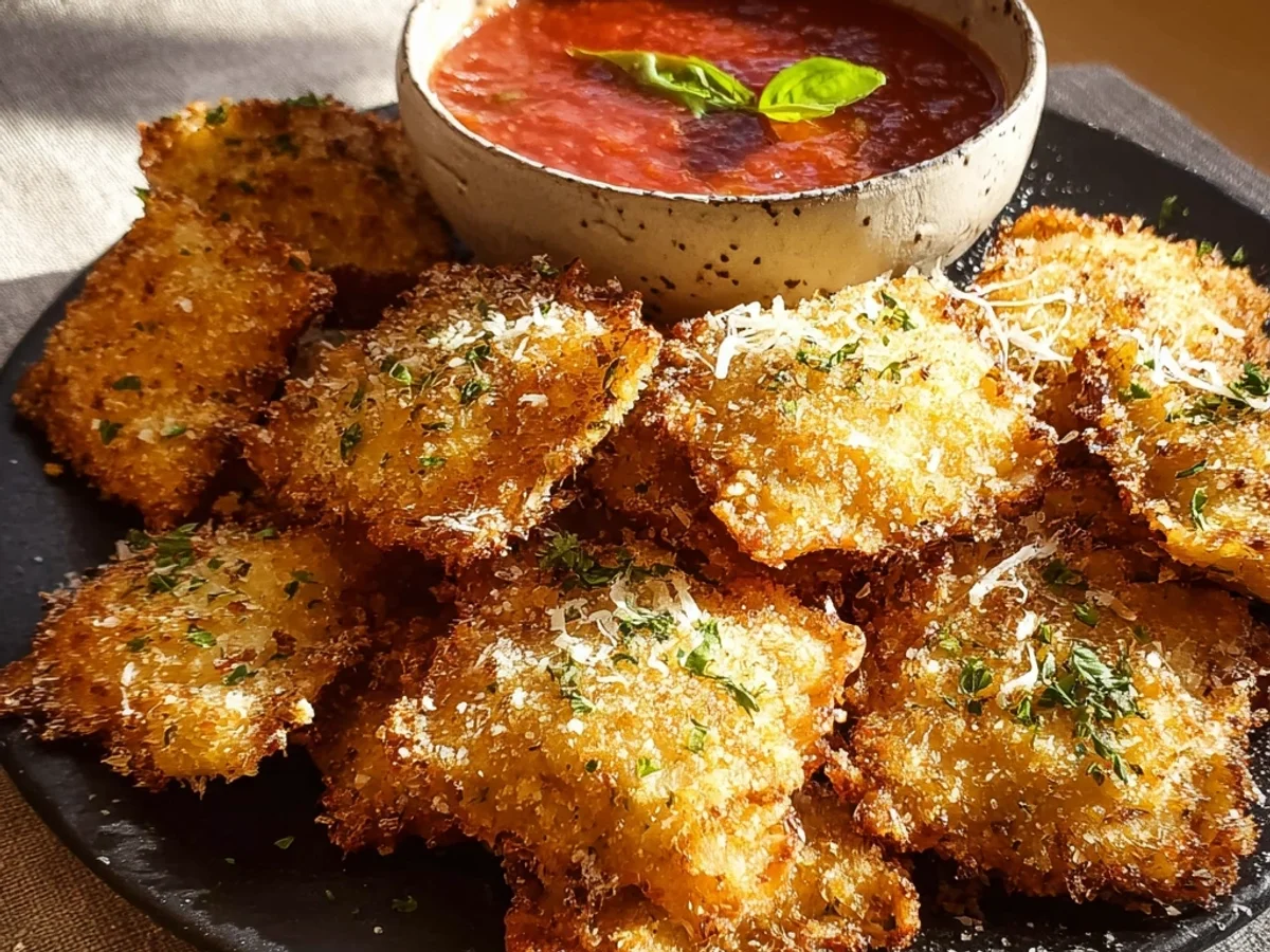 Crispy Toasted Ravioli: Air Fryer & Oven Snack Recipe - Featured Image