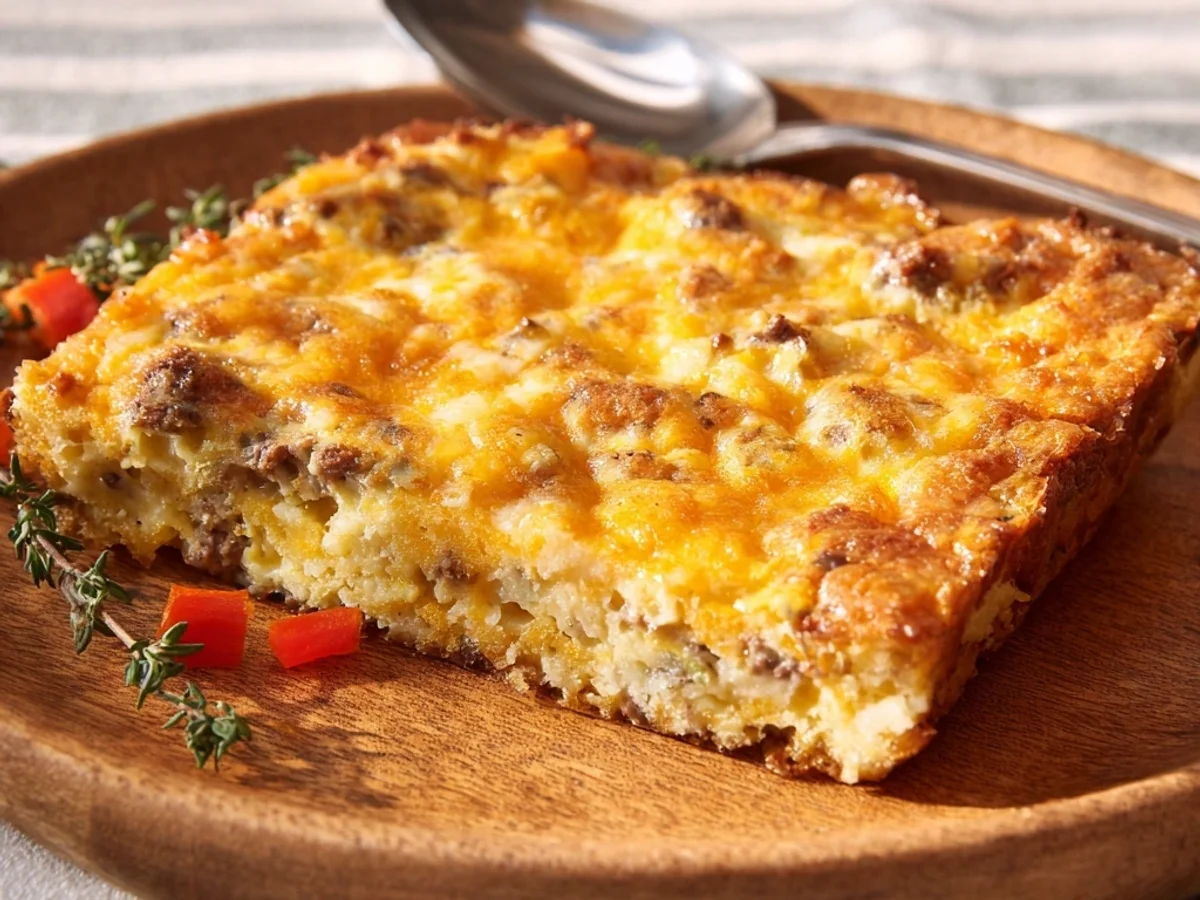 Easy Breakfast Casserole: Savory Morning Bake - Featured Image