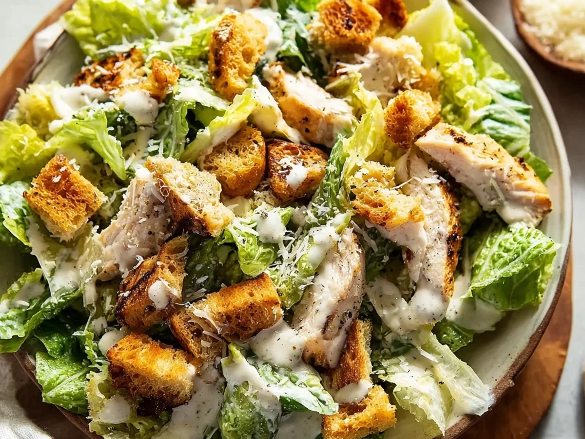 Easy Chicken Caesar Salad: Quick & Tangy Dinner - Featured Image