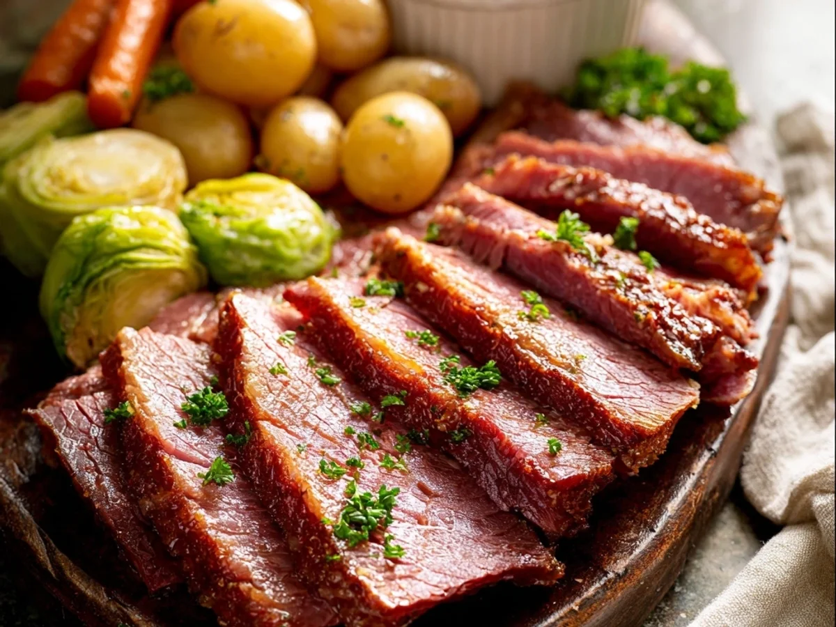 Easy Crock Pot Corned Beef: Tender & Flavorful Classic - Featured Image