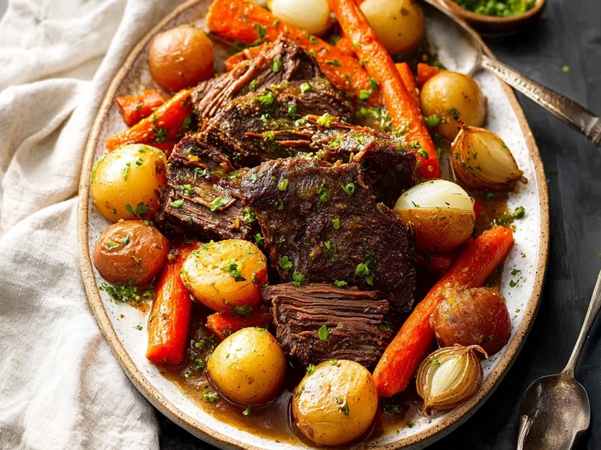 Easy Crock Pot Pot Roast: Tender, Flavorful Family Dinner - Featured Image