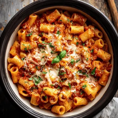 Easy Crockpot Pasta: Creamy Tomato & Sausage