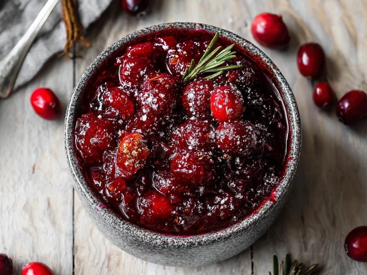 Easy Homemade Cranberry Compote: A Tangy, Bright Treat - Featured Image