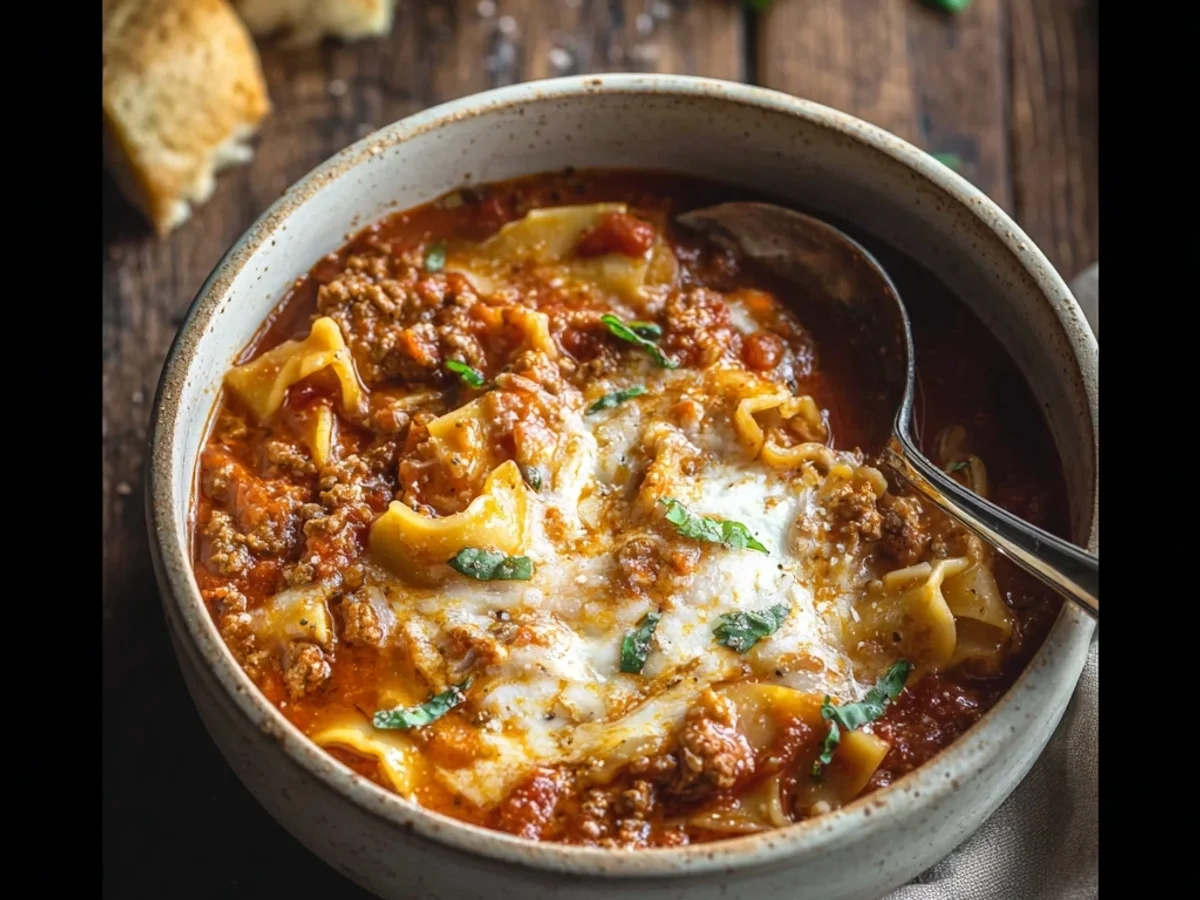 Easy Lasagna Soup: Homestyle Comfort Bowl - Featured Image