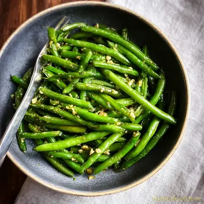 Easy Sautéed Green Beans Recipe: Garlic & Lemon Zest