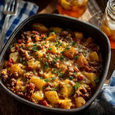 Easy Slow Cooker Cowboy Casserole: Hearty Family Dinner
