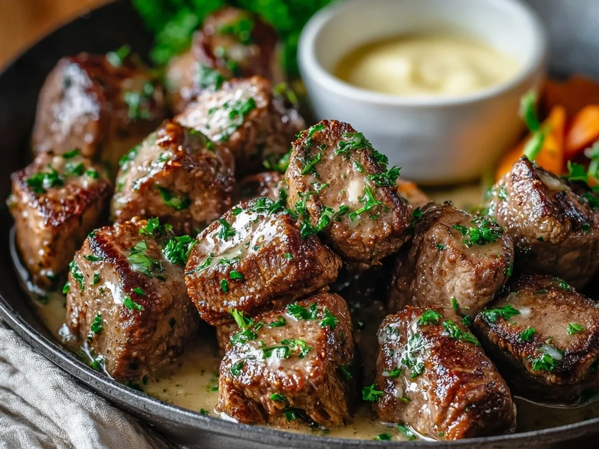 Flavorful Garlic Butter Steak Bites for Quick Dinners - Featured Image